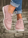 Women's Shoes - Dames kanten schoenen met een comfortabele zool - Roze - 35 - Zarandi Amsterdam