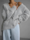 Dames lang vest | Gebreid, normale pasvorm 3