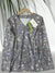 Women's Blouse - Dames pailletten blouse met lange mouwen - glinsterende top - Grijs - S - Zarandi Amsterdam