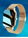 Women's Smartwatch - Dames smartwatch met gezondheidsmonitoring, fitness volgen - Goud - Zarandi Amsterdam