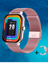 Women's Smartwatch - Dames smartwatch met gezondheidsmonitoring, fitness volgen - Roze - Zarandi Amsterdam