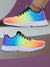 Women's Shoes - Dames sneakers met veilige pasvorm en lichtgewicht zool - Regenboog - 36 - Zarandi Amsterdam