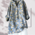 Casual Summer Wear - Danika | Bloemenblouse van lichtgewicht katoen met flatterende snit en korte mouwen - Hemelsblauw - S - Zarandi Amsterdam