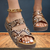 Danita | Comfortabele orthopedische sandalen voor dames met ademend design en optimale ondersteuning | Slangeprint