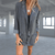 Blazers - Dayanne | Comfortabele denim blazer met knoopsluiting en lange mouwen - Grijs - S - Zarandi Amsterdam