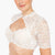 Traditionele Jurken - Elegante Fijne Kant Blouse | Korte Snit Oktoberfest Pasvorm - Wit - S - Zarandi Amsterdam