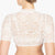 Traditionele Jurken - Elegante Fijne Kant Blouse | Korte Snit Oktoberfest Pasvorm - Wit - S - Zarandi Amsterdam