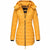 Jacket - Dons jas met capuchon voor dames | Lichtgewicht | Winter - Geel - S - Zarandi Amsterdam