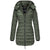 Jacket - Dons jas met capuchon voor dames | Lichtgewicht | Winter - Groen - S - Zarandi Amsterdam