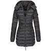Jacket - Dons jas met capuchon voor dames | Lichtgewicht | Winter - Zwart - S - Zarandi Amsterdam