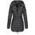 Jacket - Dons jas met capuchon voor dames | Lichtgewicht | Winter - Zwart - S - Zarandi Amsterdam