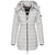 Jacket - Dons jas met capuchon voor dames | Lichtgewicht | Winter - Grijs - S - Zarandi Amsterdam