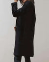 Angela - formele trenchcoat jas met één knoop en zakken