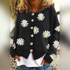 ModeParisienne® Xena - Cardigan lavorato a maglia croccante con dettagli di bottoni eleganti per donna