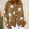 ModeParisienne® Xena - Cardigan lavorato a maglia croccante con dettagli di bottoni eleganti per donna