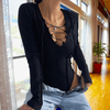 Damesbody's - Eddara | Nauwsluitende Dames Bodysuit met Fijne Kant en Elegante Look - Zwart - S - Zarandi Amsterdam
