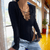 Damesbody's - Eddara | Nauwsluitende Dames Bodysuit met Fijne Kant en Elegante Look - Zwart - S - Zarandi Amsterdam
