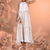 Women Trendy Outfit - Edilberta | Lichtroze zomer maxi jurk van ademend katoen met losse pasvorm, elegante uitstraling en vloeiende lengte - S - Zarandi Amsterdam