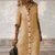 Dresses - Eleadora | Zomer Overhemdjurk – Vrouwelijk, Ademend en Tijdloos Design - Khaki - S - Zarandi Amsterdam