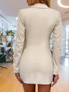 Women's Blazers - Elegante Blazer - jurk voor vrouwen met uitsparingen - Abrikoos - S - Zarandi Amsterdam