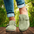 Dames Sandalen - Elegante sandalen met zacht draagcomfort – geschikt voor elke gelegenheid - Lichtgroen - 36 - Zarandi Amsterdam
