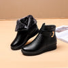 Winter Boots - Enkelhoge laarzen voor dames | Echt leer - Zwart - 35 - Zarandi Amsterdam