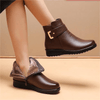 Winter Boots - Enkelhoge laarzen voor dames | Echt leer - Bruin - 35 - Zarandi Amsterdam
