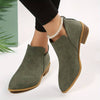 Winter Boots - Enkellaarsjes voor dames | Strak design, comfortabele pasvorm - Groen - 36 - Zarandi Amsterdam