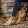 Winter Boots - Enkellaarsjes voor dames | Strak design, comfortabele pasvorm - Goud - 36 - Zarandi Amsterdam