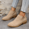 Winter Boots - Enkellaarsjes voor dames | Strak design, comfortabele pasvorm - Abrikoos - 36 - Zarandi Amsterdam