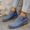 Winter Boots - Enkellaarsjes voor dames | Strak design, comfortabele pasvorm - Blauw - 36 - Zarandi Amsterdam