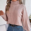 ModeParisienne® Luciana | Maglione a Collo Alto Caldo e Lavorato a Maglia per Donne | Comfort Accogliente per Giornate Fredde