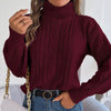 ModeParisienne® Luciana | Maglione a Collo Alto Caldo e Lavorato a Maglia per Donne | Comfort Accogliente per Giornate Fredde