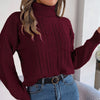 ModeParisienne® Luciana | Maglione a Collo Alto Caldo e Lavorato a Maglia per Donne | Comfort Accogliente per Giornate Fredde