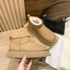 ModeParisienne® Isabella - Luxe lage winterlaarzen met bont