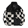 Fleece Jacke voor Heren, Schachbrettmuster | Winter 1