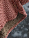 Fleece hoodiejack | Knoopsluiting 1