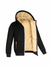 Men's Jacket - Fleecejack voor heren, verstelbare pasvorm | Winter - Zwart - S - Zarandi Amsterdam
