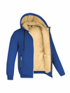 Men's Jacket - Fleecejack voor heren, verstelbare pasvorm | Winter - Koningsblauw - S - Zarandi Amsterdam