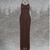 Maxi Jurken - Fredlyn | Elegante maxi jurk dames met verstelbare schouderbanden en figuur - hugging pasvorm voor de zomer - Bruin - S - Zarandi Amsterdam
