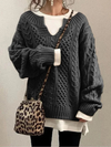 Gebreide sweater voor dames | Relaxte pasvorm 2