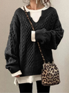 Gebreide sweater voor dames | Relaxte pasvorm 3