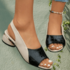 Sandalen - Genoveva | Trendy Instap Sandalen voor Dames – Comfortabel en Elegant - Zwart - 36 - Zarandi Amsterdam