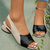 Genoveva | Trendy Instap Sandalen voor Dames – Comfortabel en Elegant | Zwart