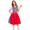 Geruite Dirndljurk met schort | Oktoberfest 0