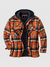 Men's Jacket - Geruite jas voor heren | Relaxte pasvorm - Oranje - S - Zarandi Amsterdam