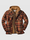 Men's Jacket - Geruite jas voor heren | Relaxte pasvorm - Bruin - S - Zarandi Amsterdam