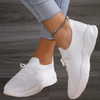 Gwenyth | Comfortabele orthopedische damesschoenen met ondersteunende pasvorm en antislipzool | Wit