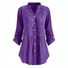 ModeParisienne® Casey - Camicia allungata con maniche a sbuffo da donna