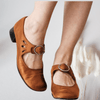 Dames schoenen - Handgemaakte Retro Schoenen met Ronde Neus & Moderne Comfort - Bruin - 36 - Zarandi Amsterdam